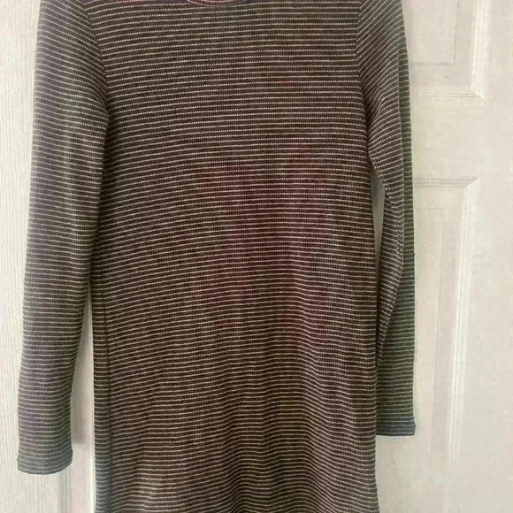 VANS Long Sleeve Charlie Striped Dress - B52 - Picture 2 of 4